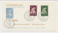 FDC / 1e dag Em. Vluchtelingen 1960 - Officieel stempel