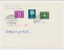 Doetinchem FDC / 1e dag Em. Fluorescerend papier 1962