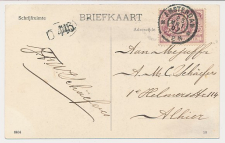 FDC / 1e dag Em. Michiel de Ruyter 1907