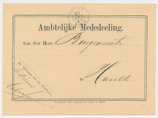 Kleinrondstempel Diever 1889