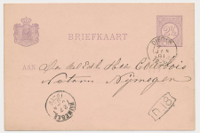 Kleinrondstempel Diedam 1891