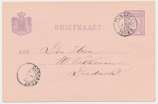 Kleinrondstempel Fijnaart 1885