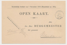 Kleinrondstempel Gieten 1892