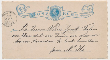 Kleinrondstempel Godlinze 1892