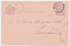 Berkenwoude - Kleinrondstempel Gouderak 1894