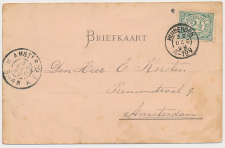 Kleinrondstempel Huibergen 1899