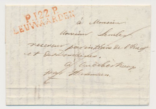 P.122.P. LEUWARDEN - Oldeberkoop 1813