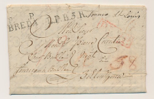 P.  .P. BREDA - Bellinzona Zwitserland 1823 - L.P.B.5.R.