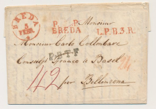 P.  .P. BREDA - Bellinzona Zwitserland 1832 - L.P.B.3.R. P.B.T.F
