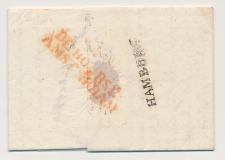 Libau Letland - Hamburg - DEBOURSE AMSTERDAM - Schiedam 1822
