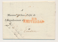 118 AMSTERDAM - Emden Duitsland 1813