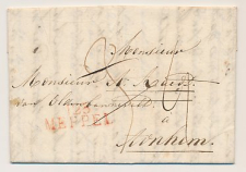 123 MEPPEL - Arnhem 1814 - Lakzegel