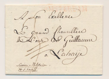 AMSTERDAM - s Gravenhage 1824 - Dienst Militair - Lakzegel      