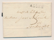 Zuidlaren - ASSEN - Dordrecht 1824 - Lakzegel