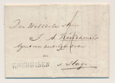ENKHUISEN - s Gravenhage 1817 - Lakzegel Kruis met Hart