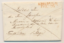 Oosterwolde Gelderland - APELDOORN FRANCO - s Gravenhage 1826