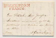 BERGEN OP ZOOM FRANCO - s Gravenhage 1822