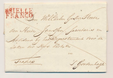 BRIELLE FRANCO - s Gravenhage 1817