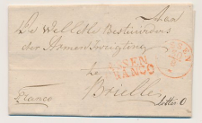 Veenhuizen - ASSEN FRANCO - Brielle 1843 - PEP onbekend