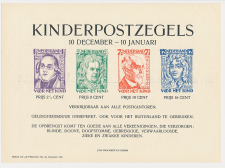 Affiche Em. Kind 1928 - Bijlage De Philatelist