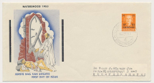 FDC / 1e dag Em. Watersnood 1953 - Uitgave Boom