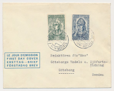 FDC / 1e dag Em. Willibrordus 1939 