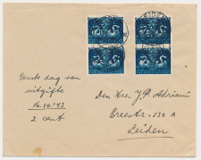 FDC / 1e dag Em. Germaanse Symbolen 1943