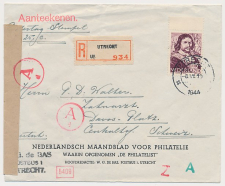 FDC / 1e dag Em. Zeehelden 1943