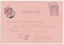 Kleinrondstempel Krommenie 1882