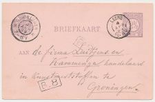 Kleinrondstempel Leens 1899