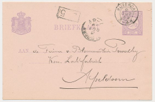 Kleinrondstempel Nijverdal 1889 - Afz. Directeur Postkantoor