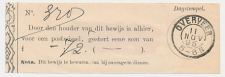 Kleinrondstempel Overveen 1895