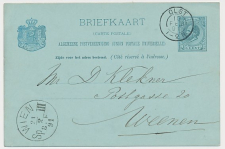 Wijhe - Kleinrondstempel Olst - Wenen Oostenrijk 1891