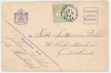 Haulerwijk - Kleinrondstempel Oosterwolde 1892