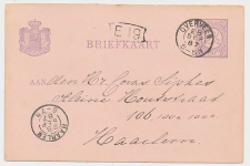 Bloemendaal - Kleinrondstempel Overveen 1887