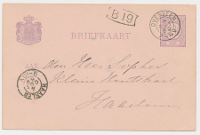 Kleinrondstempel Overveen 1889