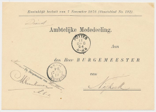 Kleinrondstempel Putten 1894