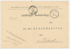 Kleinrondstempel Putten 1895