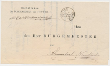 Kleinrondstempel Putten 1881