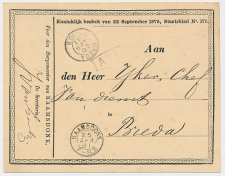 Kleinrondstempel Raamsdonk 1881