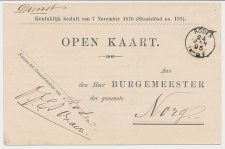 Kleinrondstempel Roden 1895