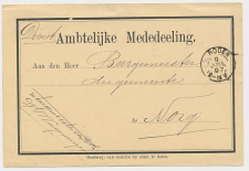 Kleinrondstempel Roden 1897