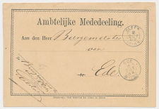 Kleinrondstempel Sleen 1882