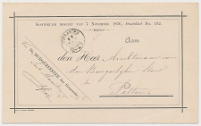 Kleinrondstempel St Maarten 1893