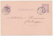 Kleinrondstempel Sneek 1886