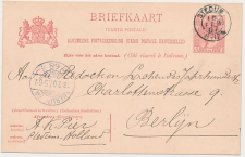 Kleinrondstempel Stedum - Duitsland 1907
