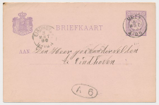 Veghel - Kleinrondstempel Uden 1890