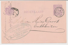 Kleinrondstempel Wagenberg (N:B:) 1891