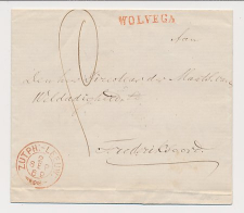 Wolvega - Trein takjestempel Zutphen - Leeuwarden 1869