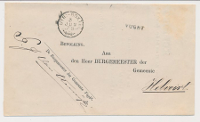 Vught - Trein takjestempel Utrecht - Boxtel 1875